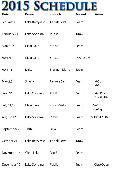 2014 Schedule