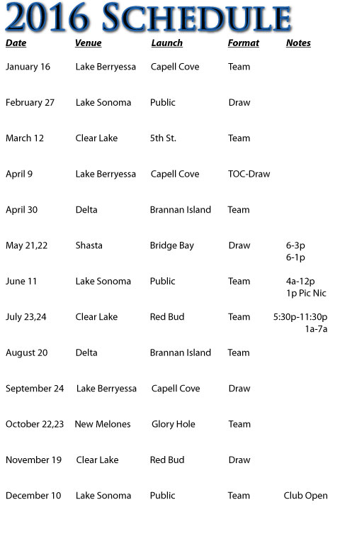 2014 Schedule