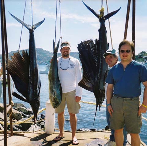 John Hatfield with Dorado & Sailfish